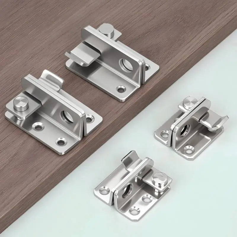 Heavy Duty Stainless Steel Slide Bolt Door Lock & Flip Latch Door Bolt Latch Nixie