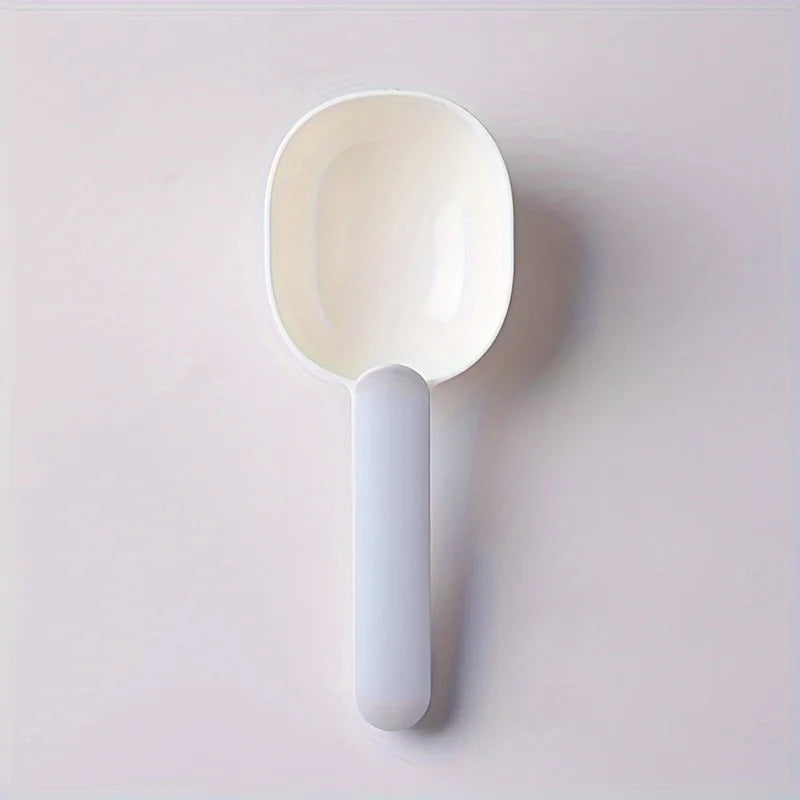 2-in-1 Pet Food Spoon with Seal Clip for Cats, Dogs & Birds Pet Food Scoop Nixie GRAY