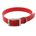 Waterproof PU Dog Collar – Odor & Dirt Resistant | Easy Clean Dog Collar Nixie Red