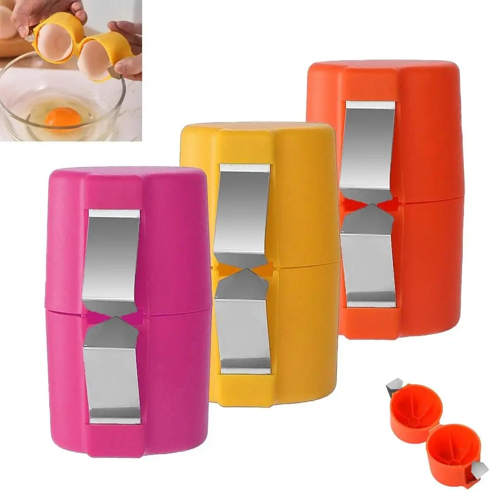 Stainless Steel Egg Shell Opener & Cracker Kitchen Tool