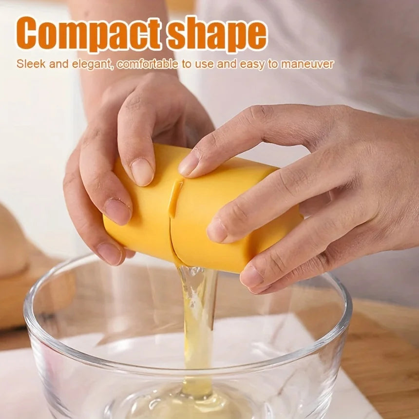3-Piece Stainless Steel Egg Yolk Separator – Easy-Grip Kitchen Tool Egg Yolk Separator Nixie