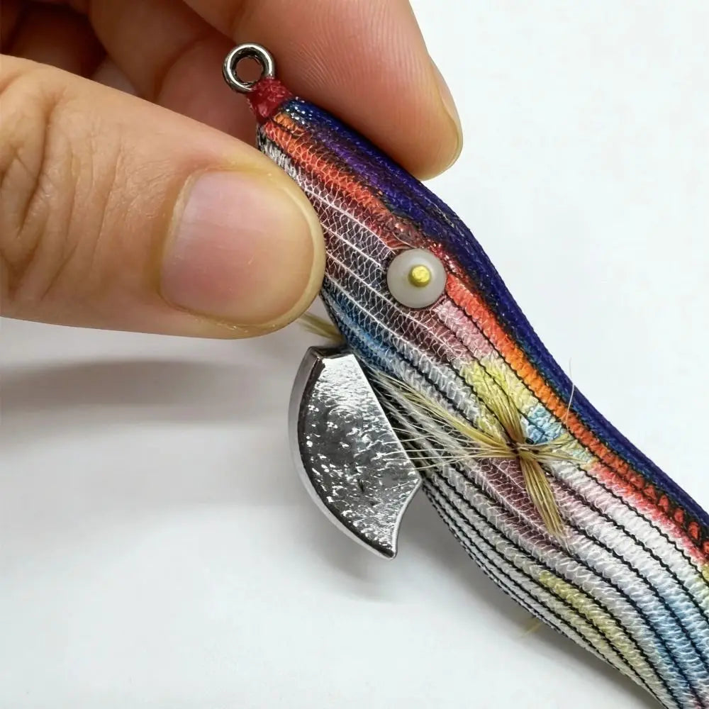 UV Luminous Wood Shrimp Squid Jig Lure Size 3.0 | Octopus Lure