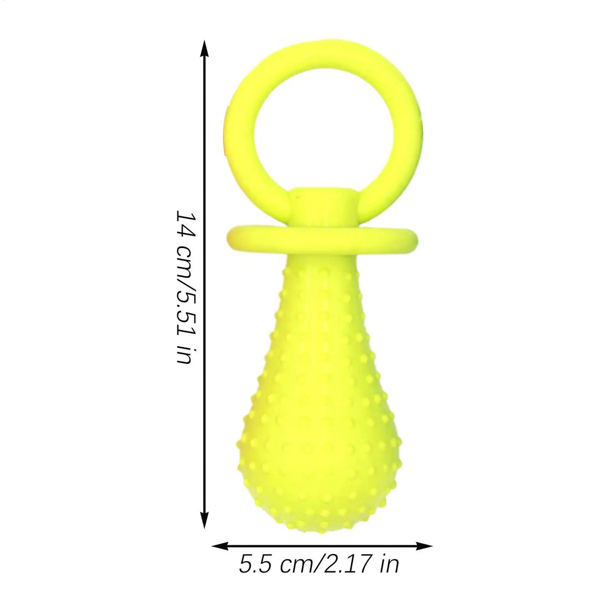 Dog Chew Toy Pacifier – Bite-Resistant Rubber Teething Toy Dog Chew Toy Nixie