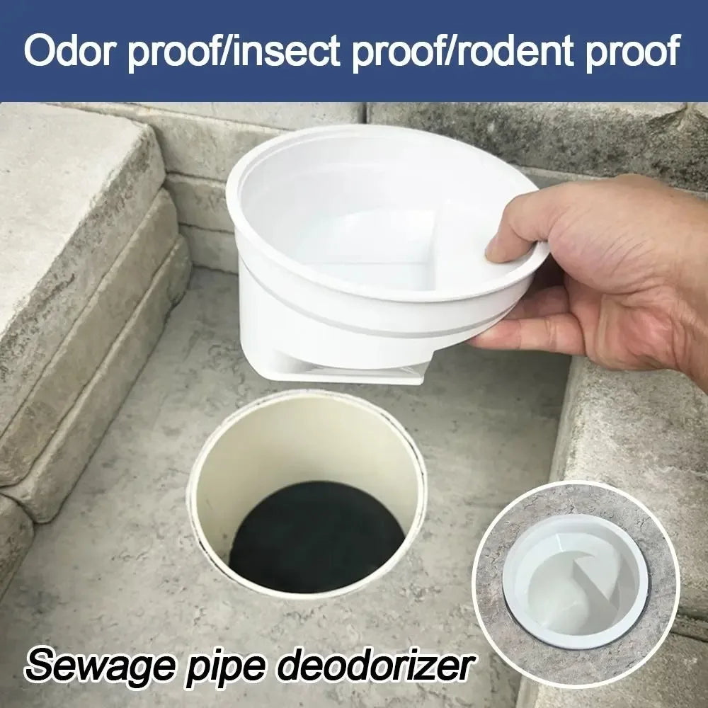 Auto-Closing Toilet Flange Seal Ring – Anti-Leak Drain Cover Floor Drain Seal Nixie