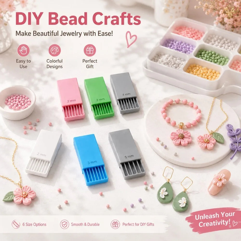 4PCS Bead Roller Set 2-5mm | Clay Gel Ball Maker for DIY Crafts Craft Bead Roller Nixie