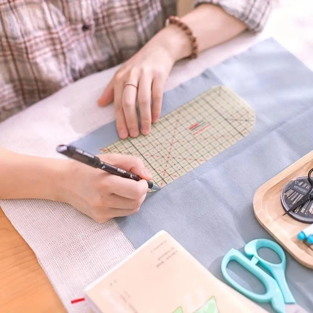 Heat Resistant Ironing Ruler – Resin Sewing & Quilting Tool Sewing Measuring Ruler Nixie