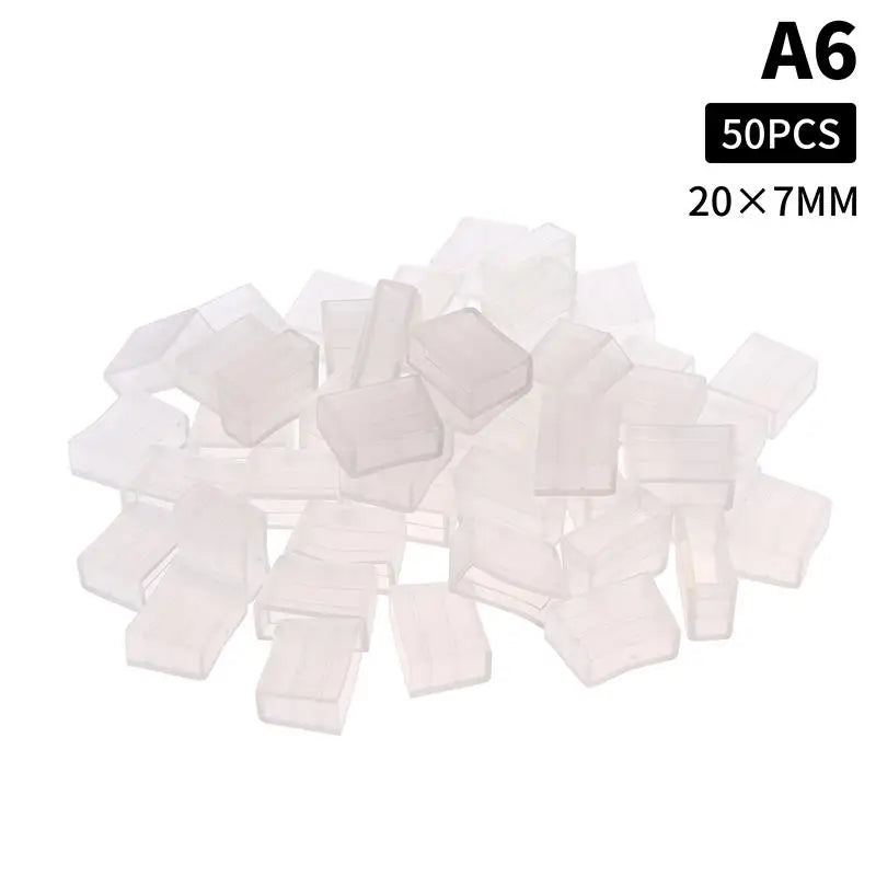 50Pcs Silicone End Caps for 220V 2835 5050 LED Neon Strip LED Strip Accessory Nixie 207MM