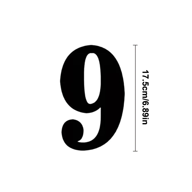 Wheelie Bin Stickers Weatherproof PVC Numbers & Letters Labels Bin Label Stickers Nixie