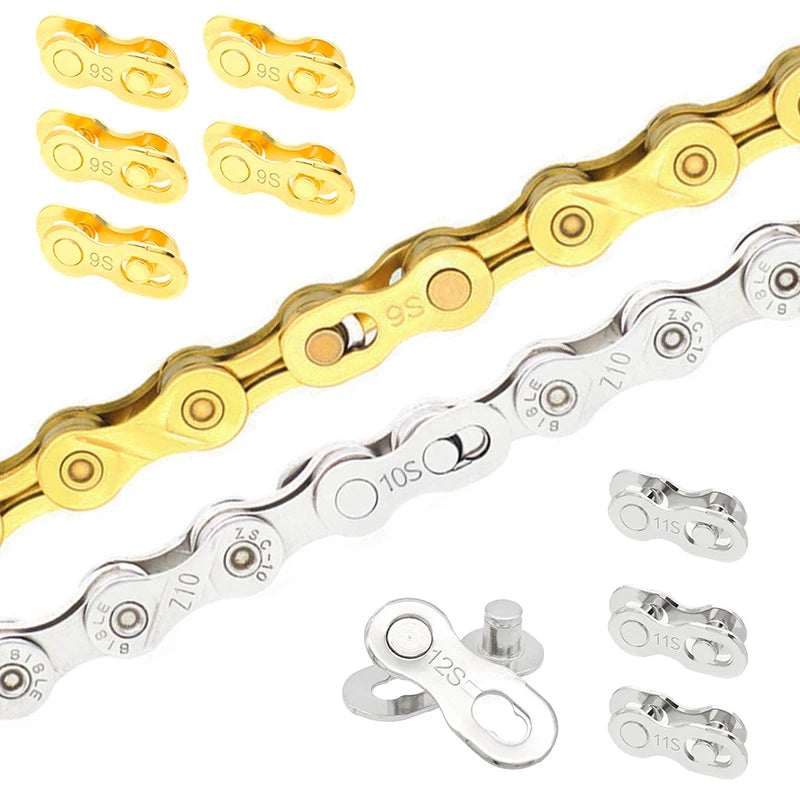 5 Pairs Bike Chain Quick Links 6–12 Speed Connectors Bicycle Chain Connector Nixie