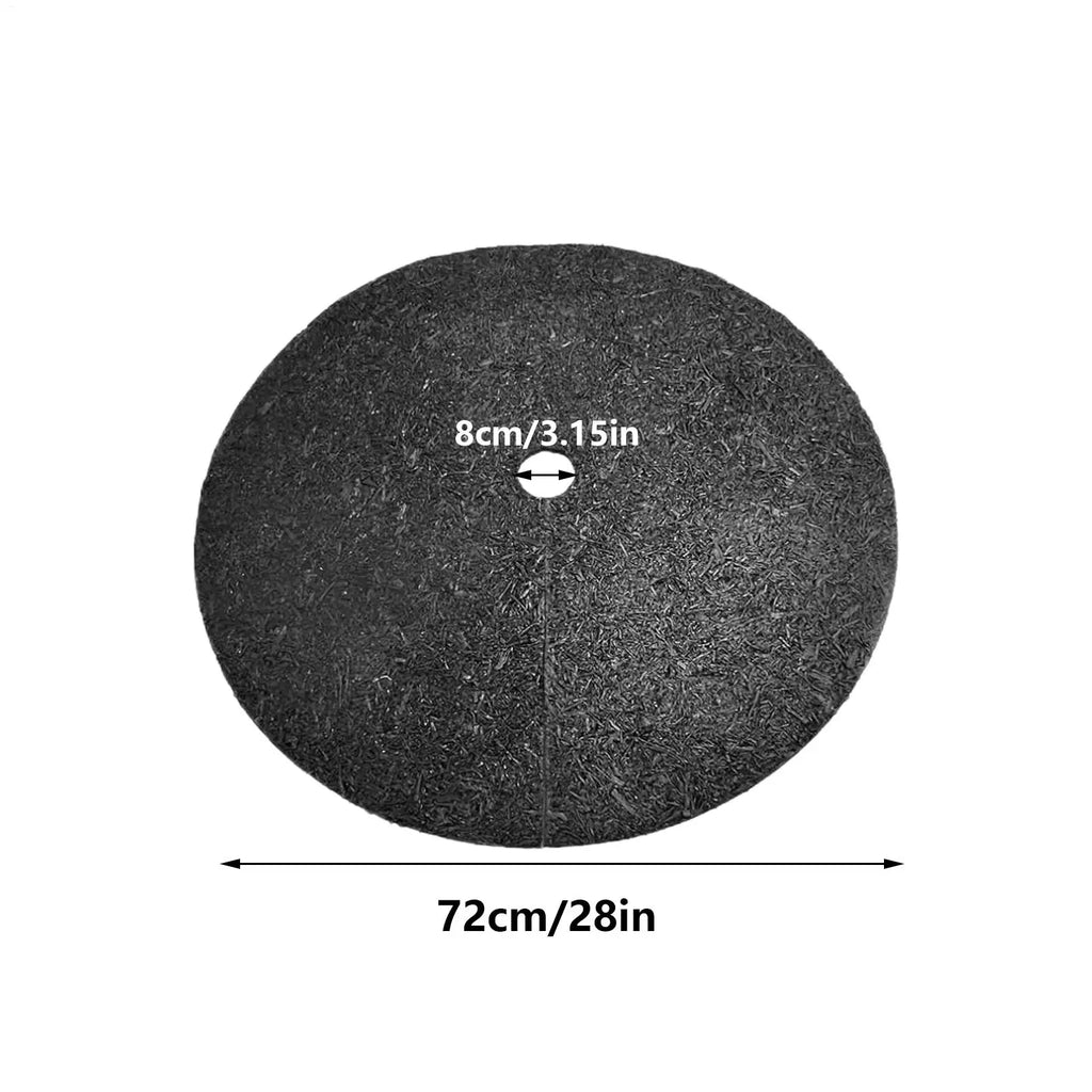 Tree Mulch Ring Non-Woven Root Protection Mat | Weed Barrier Garden Mulch Mat Nixie