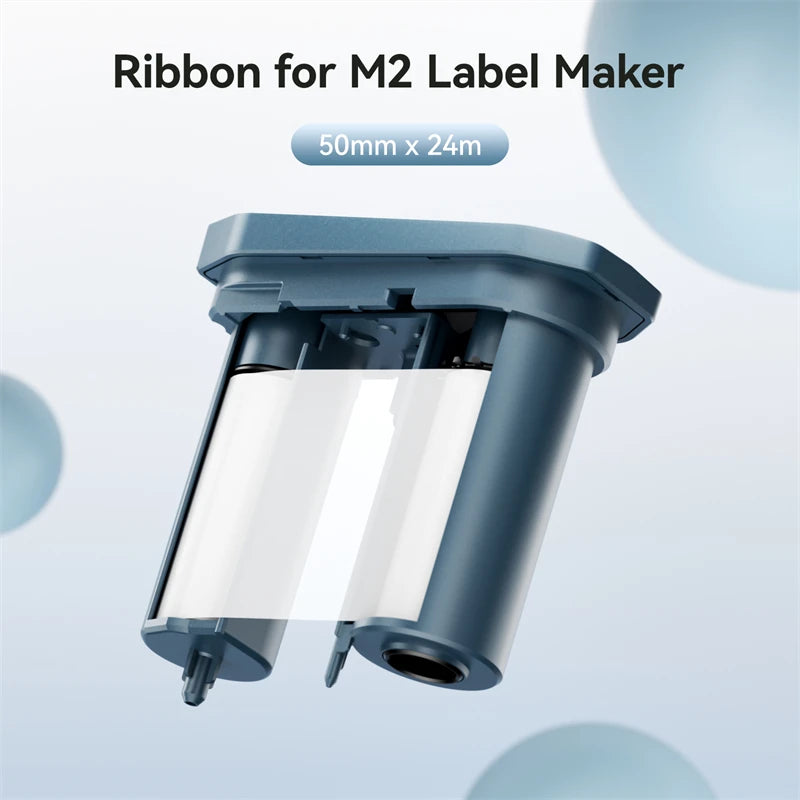 Niimbot M2 Thermal Transfer Label Paper & Color Ribbon 20-50mm Label Paper & Ribbon Nixie White Ribbon