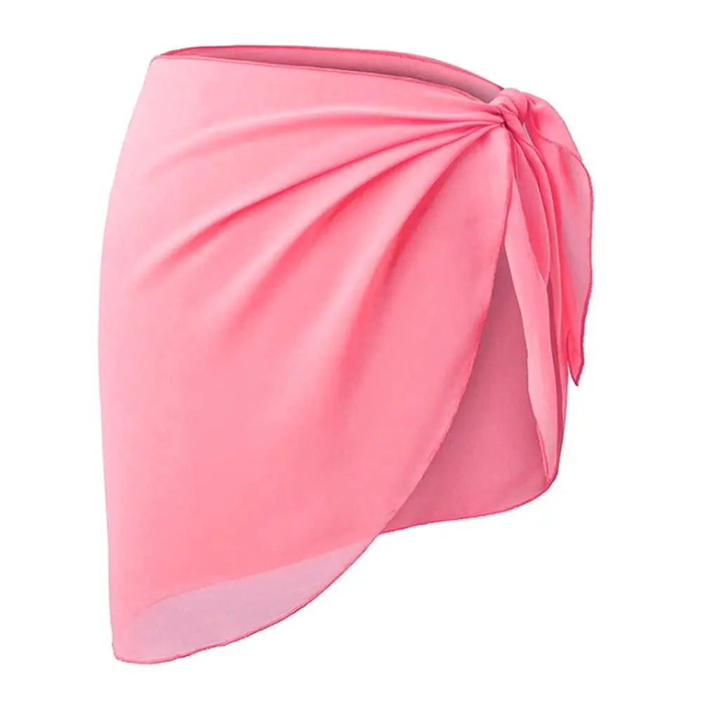 Chiffon Beach Cover Up Dress – Sheer UPF Swimsuit Skirt Swimsuit Cover Up Nixie