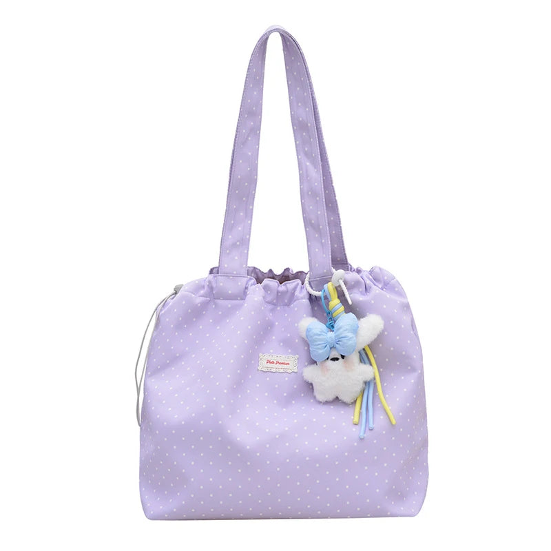 Polka Dot Korean Crossbody Tote Bag – Large Capacity Women's Bag Women's Crossbody Tote Nixie