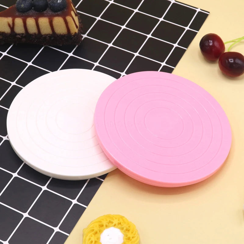 Mini Fondant Cake Turntable Rotating Anti-Skid Stand | Nixie Cake Decorating Stand Nixie