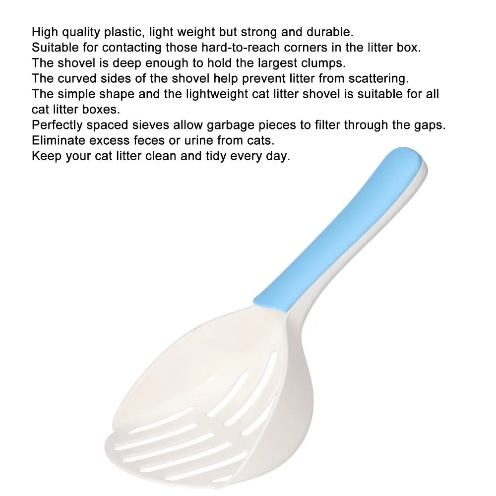 Deep Cat Litter Scoop – Wide Head Pet Waste Scooper