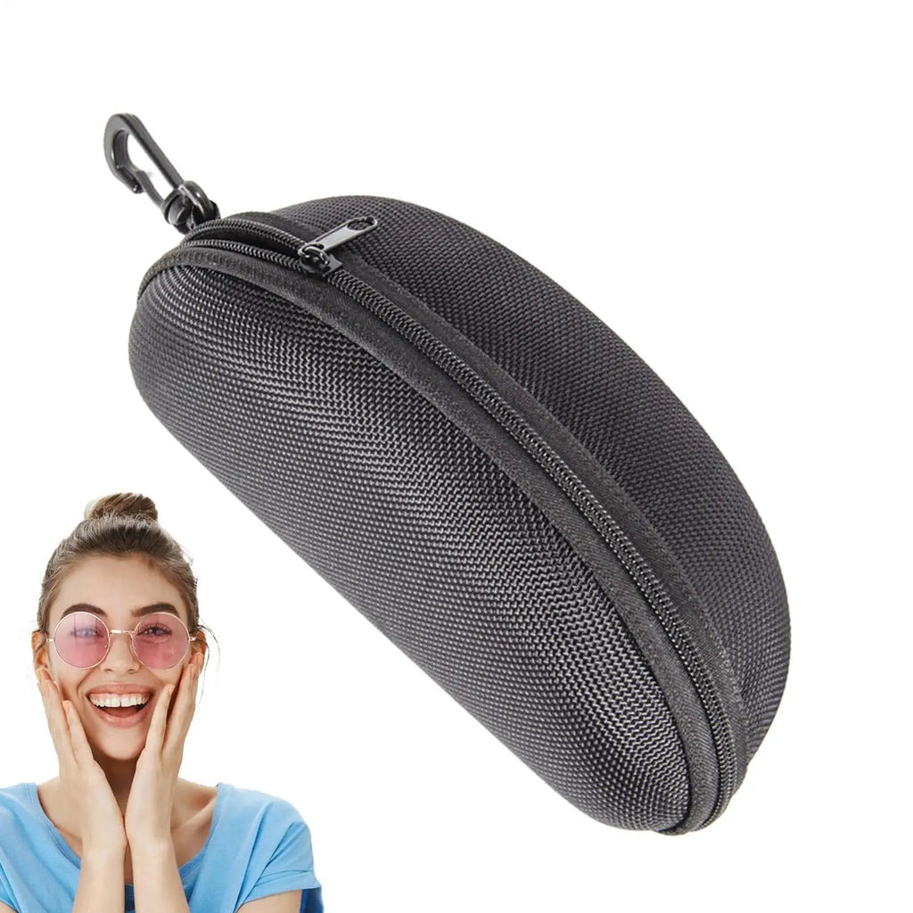 Hard Shell Travel Glasses Case – EVA Oxford with Belt Hook Eyeglass Case Nixie