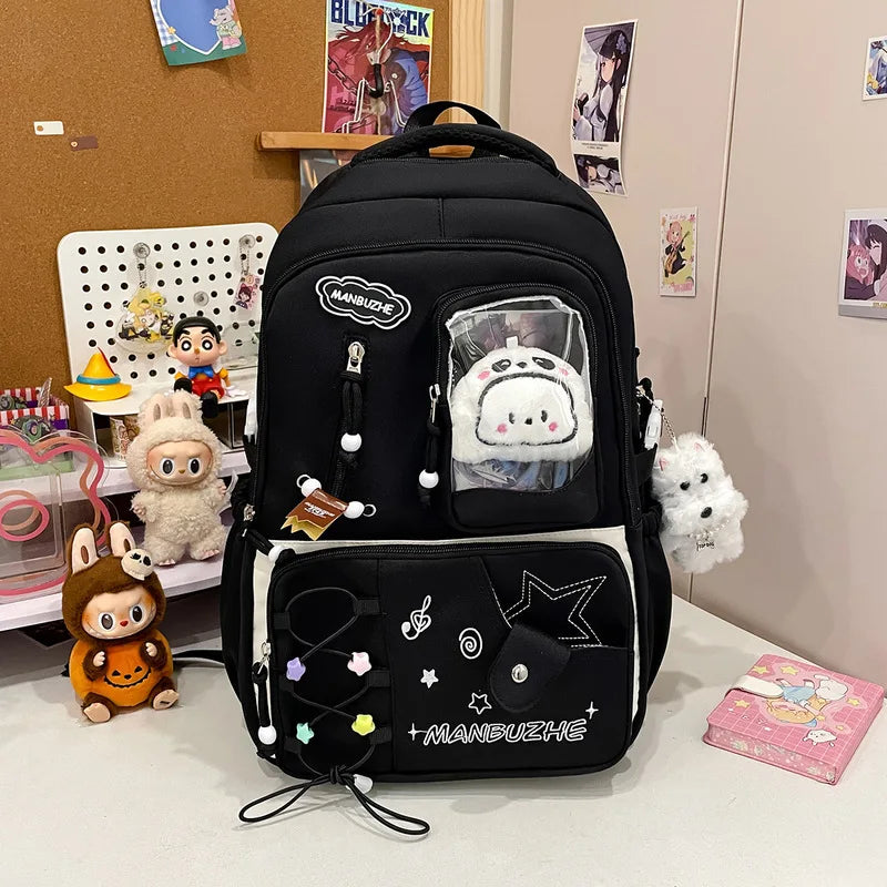 Nixie Large Capacity Dopamine-Inspired Stylish Backpack for Girls Fashion Backpack Nixie