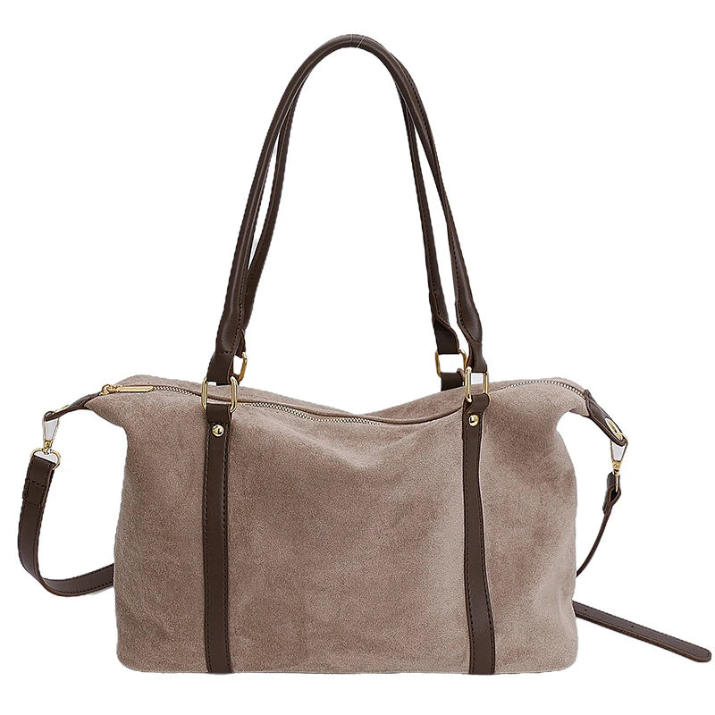 Nixie Retro Suede Women's Crossbody Shoulder Tote Bag Crossbody Shoulder Bag Nixie