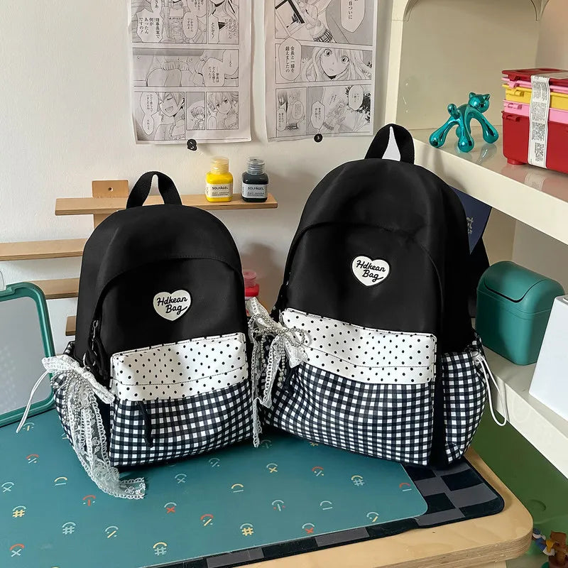 Waterproof Nylon Backpack for Women & Girls | Campus School Bag Women's Campus Backpack Nixie