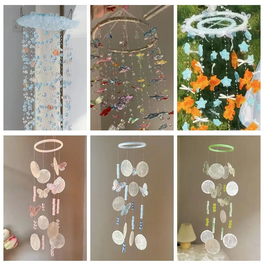 Koi Butterfly DIY Wind Chime Kit – Handmade Home Decor DIY Wind Chime Kit Nixie