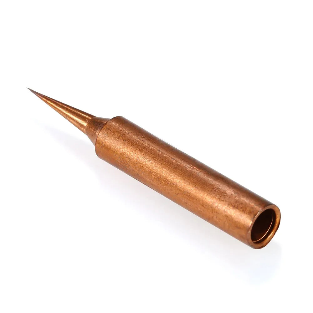 6-Piece 900M-T Pure Copper Lead-Free Soldering Iron Tips Set Soldering Iron Tips Nixie