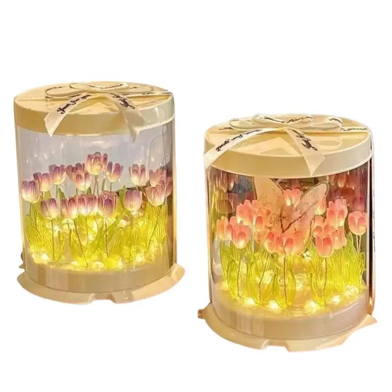 DIY Flower Sea Night Light Lamp Kit – Handmade Craft Gift DIY Night Light Kit Nixie