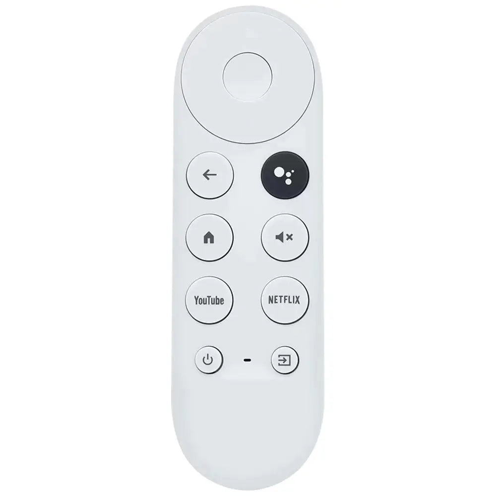 G9N9N Voice Remote for Google Chromecast 4K Snow Replacement TV Remote Control Nixie WHITE