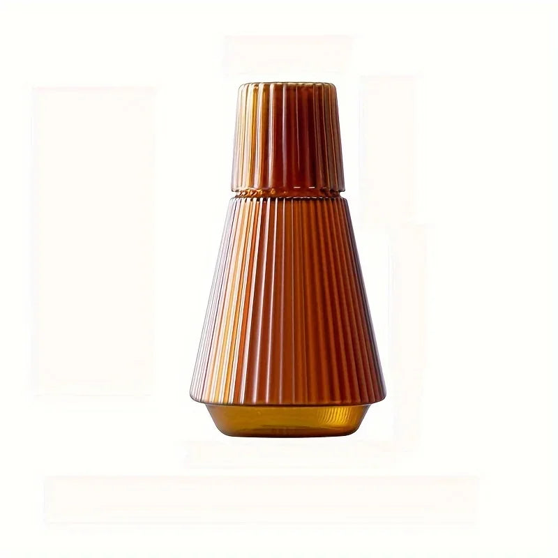 Handmade Colorful Heat-Resistant Glass Kettle & Cup Set Glass Kettle Set Nixie Amber 901-1000ml