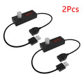 Compact 24H Digital Countdown Timer with USB Switch Cable