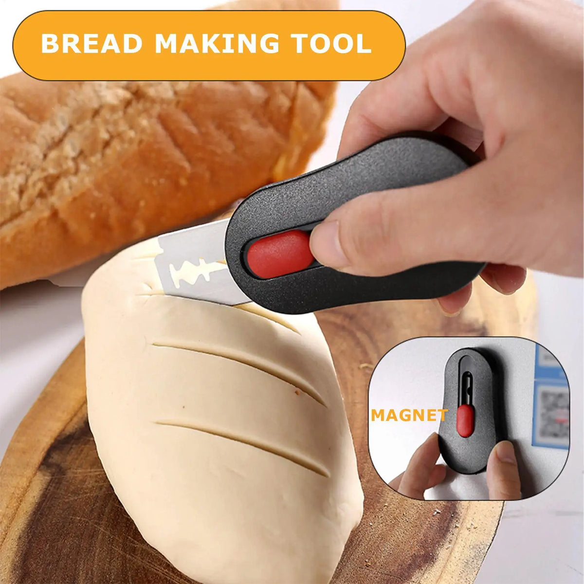 Bread Scoring Lame Set with 5 Blades | Sourdough Cutter Tool Bread Scoring Lame Nixie