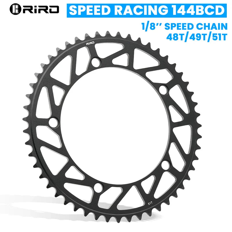 RIRO 144BCD Ultralight CNC Single Chainring | Racing Bike Bicycle Chainring Nixie