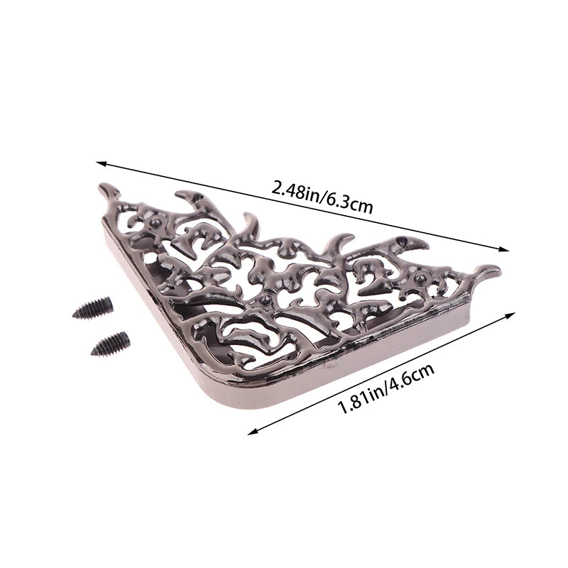 Metal Bag Corner Protectors with Screws – DIY Handbag Hardware Bag Corner Protectors Nixie