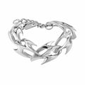 Punk Thorn Chain Bracelet & Necklace – Handmade Unisex Punk Chain Bracelet Nixie Bracelet