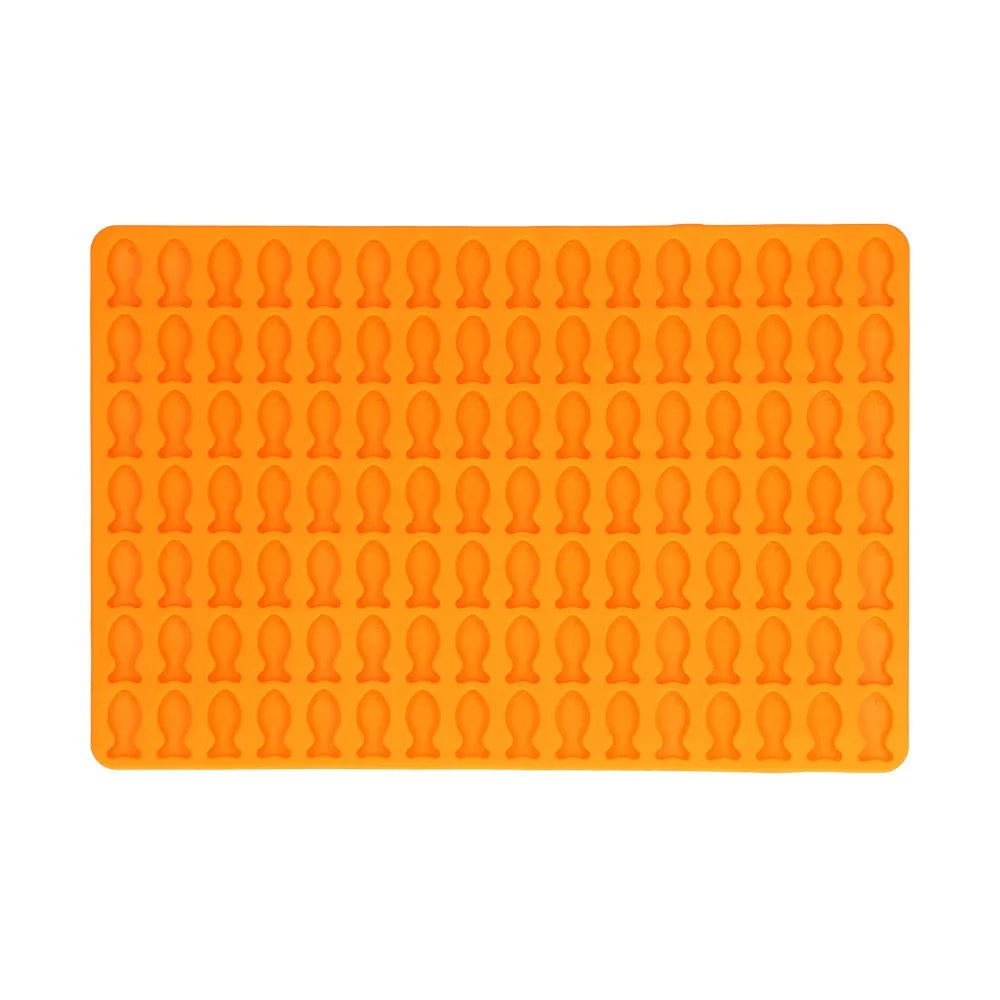 Silicone Fish Shape Dog Biscuit Mold – 112 Holes, Non-Stick Dog Treat Mold Nixie