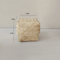 Bamboo Woven Tea & Candy Storage Box – Tight Seal Canister