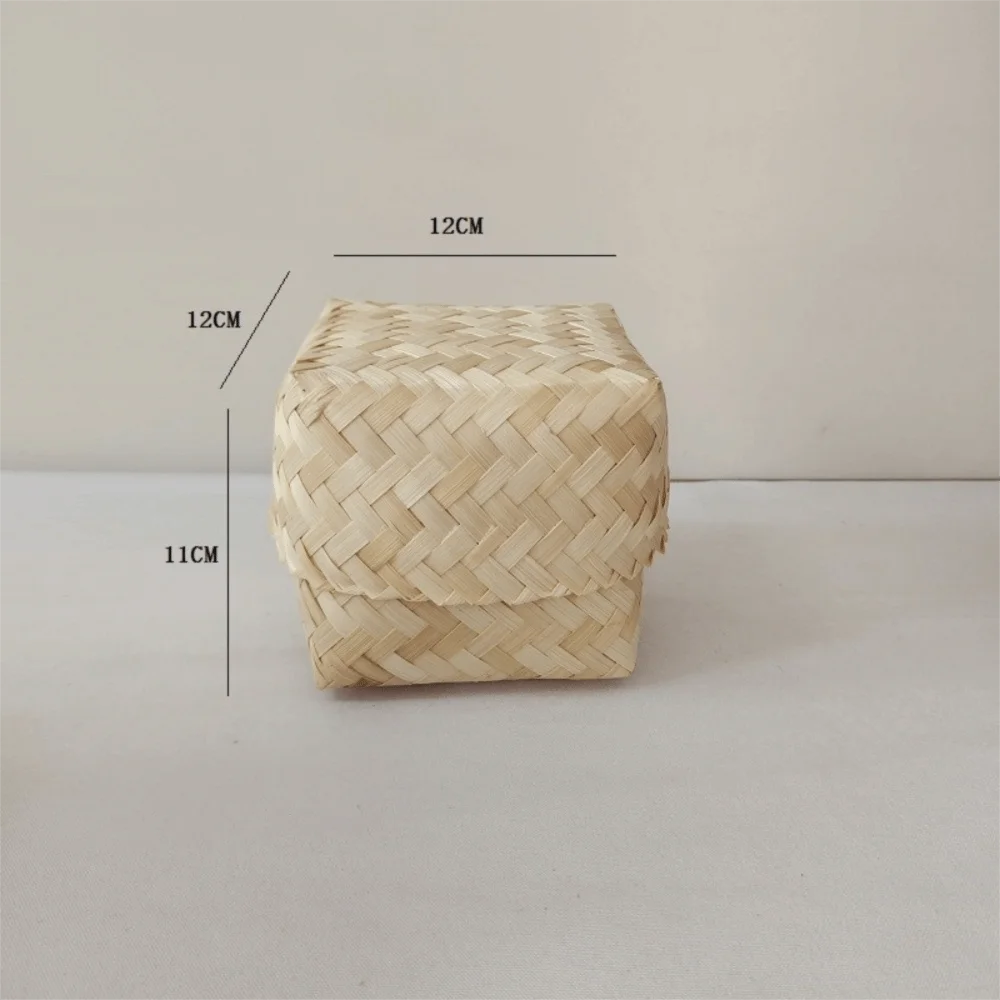 Bamboo Woven Tea & Candy Storage Box – Tight Seal Canister