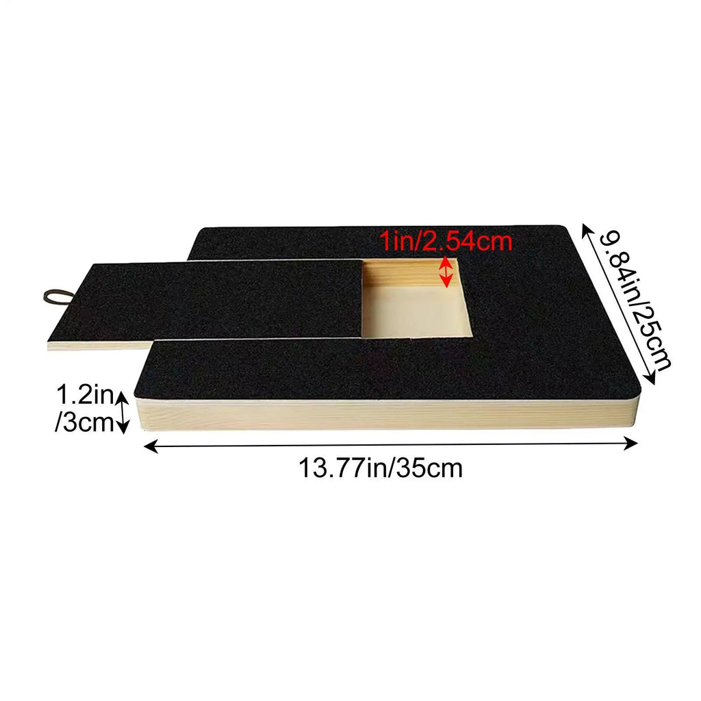 Dog Nail Scratch Board – Wooden Pull-Out Pet Nail File Pad Dog Nail Scratch Board Nixie