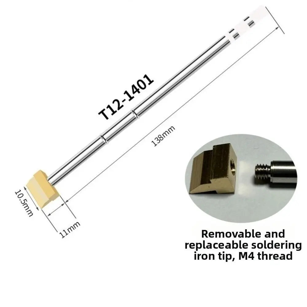 T12 Brass Spade Soldering Iron Tip – 75W Fast Heat Conduction Soldering Iron Tip Nixie