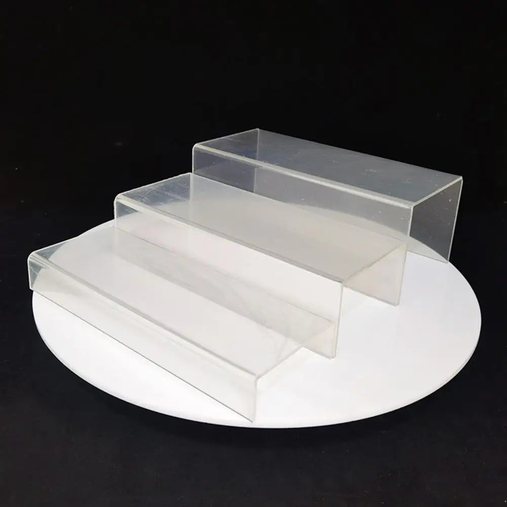 Clear Acrylic Display Risers – Tabletop Stand for Desserts & More Acrylic Display Riser Nixie