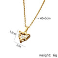 Women's Gold Plated Zircon Choker Necklace – Elegant Chain Choker Necklace Nixie XL1576-17