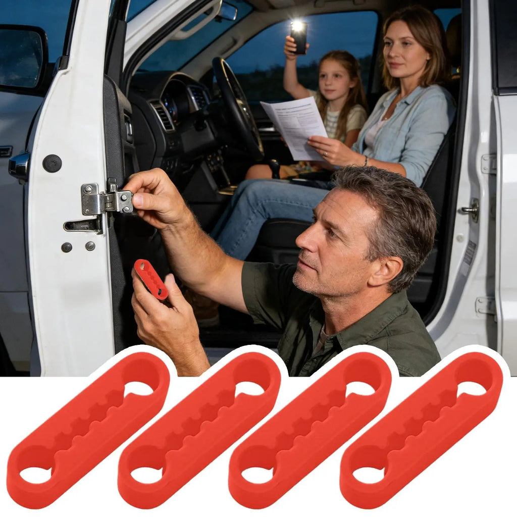 4-Pack Silicone Car Door Damper Cushion Pads – Easy Install Car Door Damper Nixie