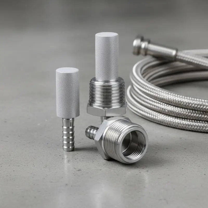 SS316L Homebrew Diffusion Stone – Beer & Wine Carbonation Tool Homebrew Diffusion Stone Nixie