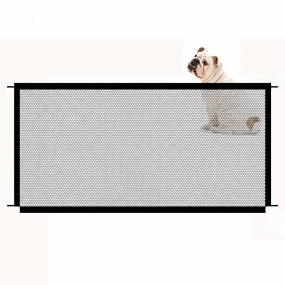 Nylon Dog Safety Gate | Punch-Free Foldable Pet Fence