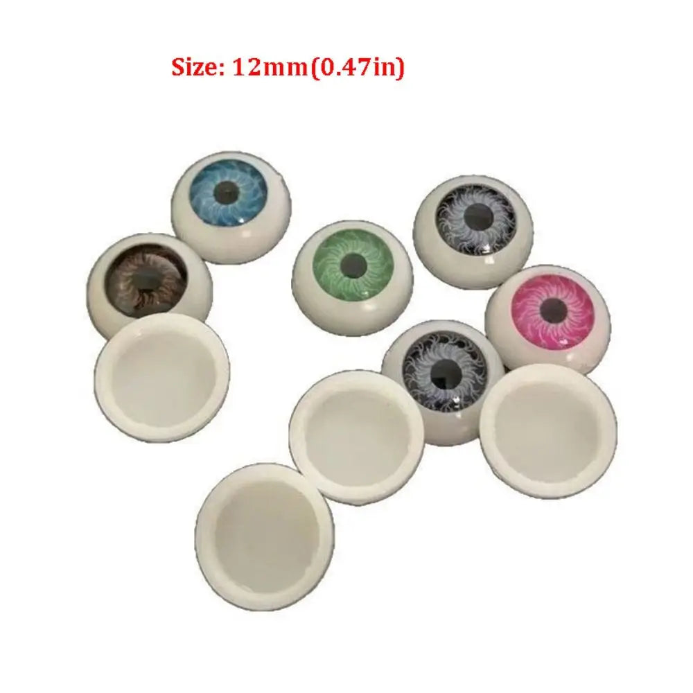 50pcs 12mm Plastic Safety Eyes for DIY Crafts, Dolls & Puppets DIY Craft Eyes Nixie