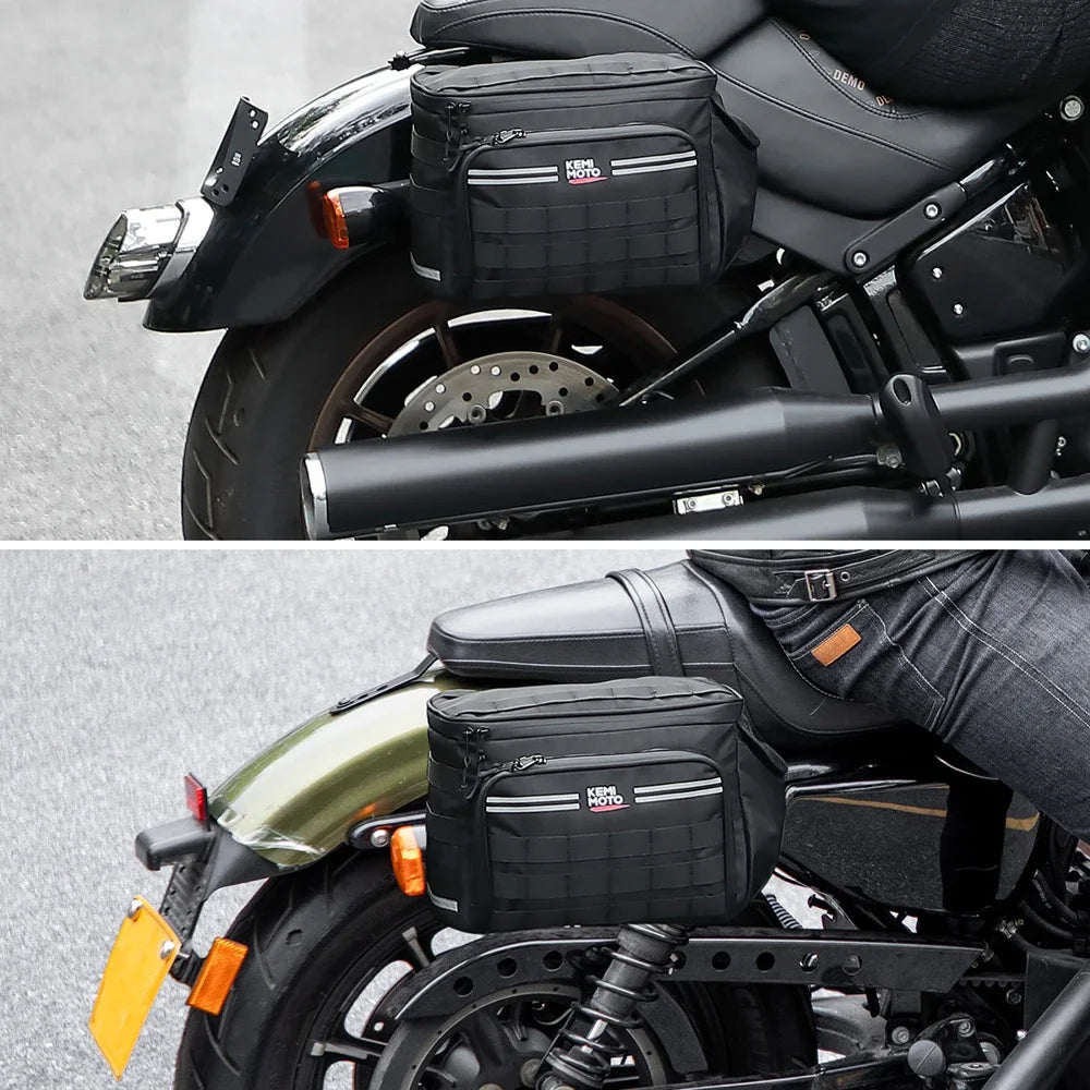 Motorcycle Saddlebags 15L 30L with Brackets – Throw Over Bags Motorcycle Saddlebags Nixie