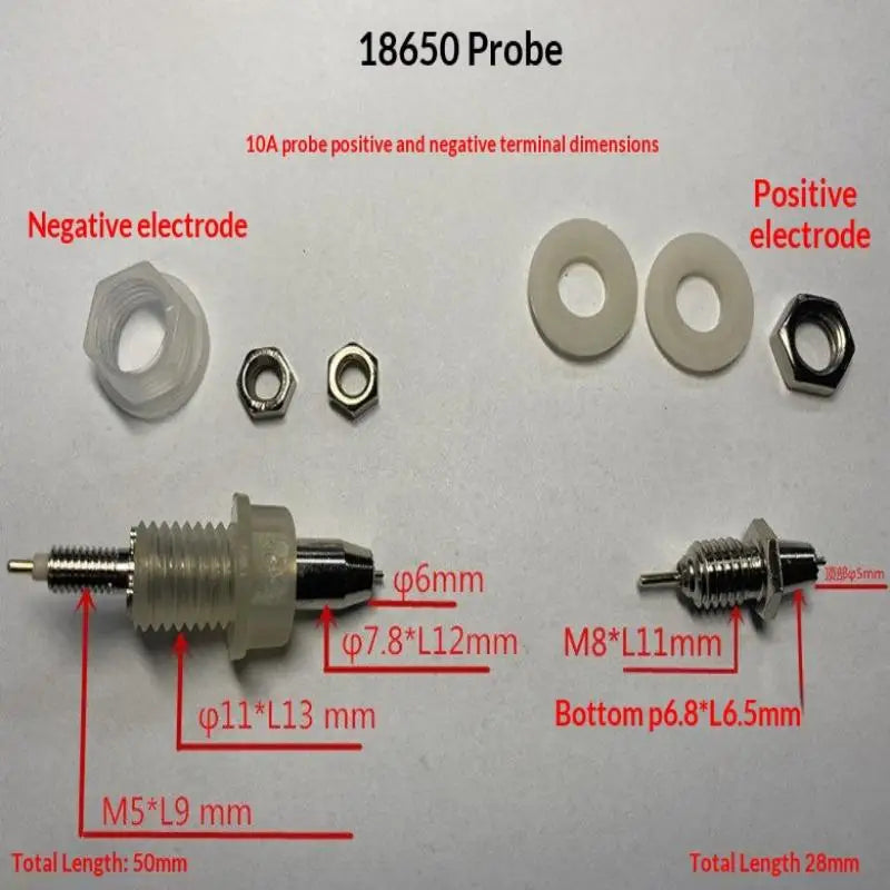 18650 Battery Test Stand Probe – Internal Resistance Tester Part Battery Tester Probe Nixie