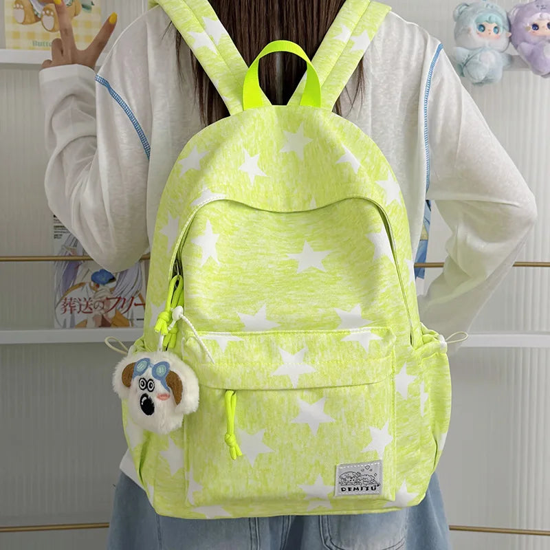 Korean Minimalist Starry Backpack – Lightweight School Bag School Backpack Nixie