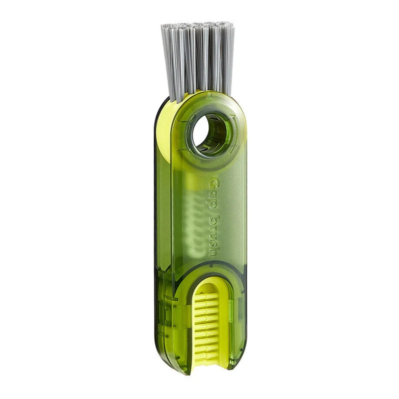 3-in-1 Cup Cleaning Brush – Thermos, Lid & Gap Scrubber Cup Cleaning Brush Nixie green