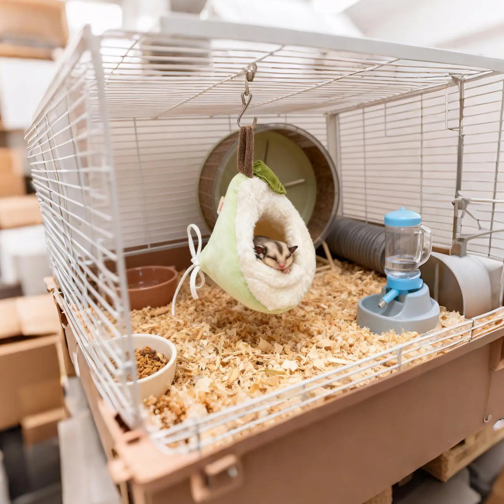 Pear-Shaped Hamster Hanging Bed | Small Pet Habitat Nest