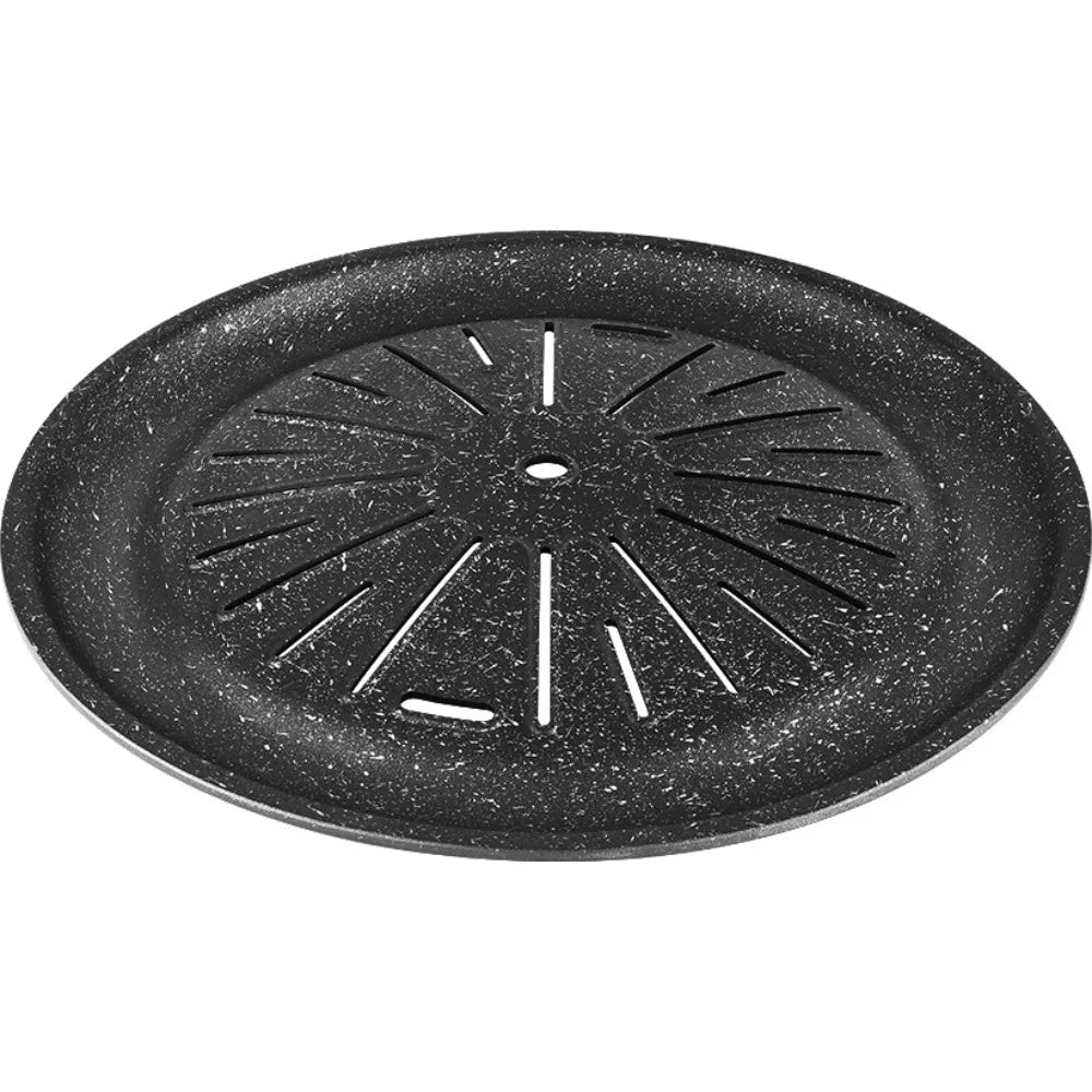 KOSUN Aluminum Round Nonstick BBQ Grill Pan – Camping & Outdoor BBQ Grill Pan Nixie 1Pcs
